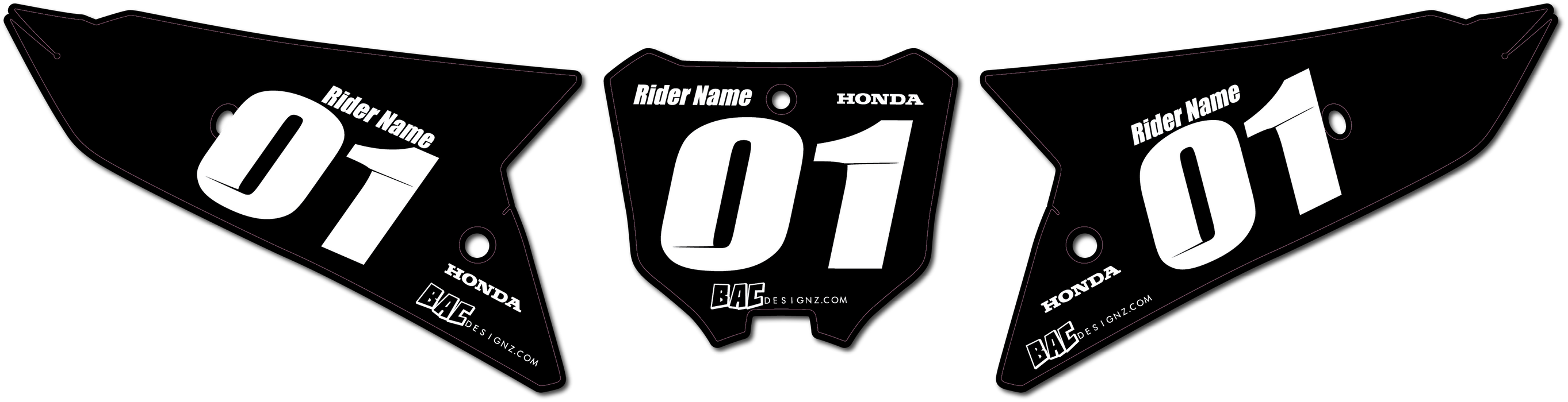 Honda number plates (P3)