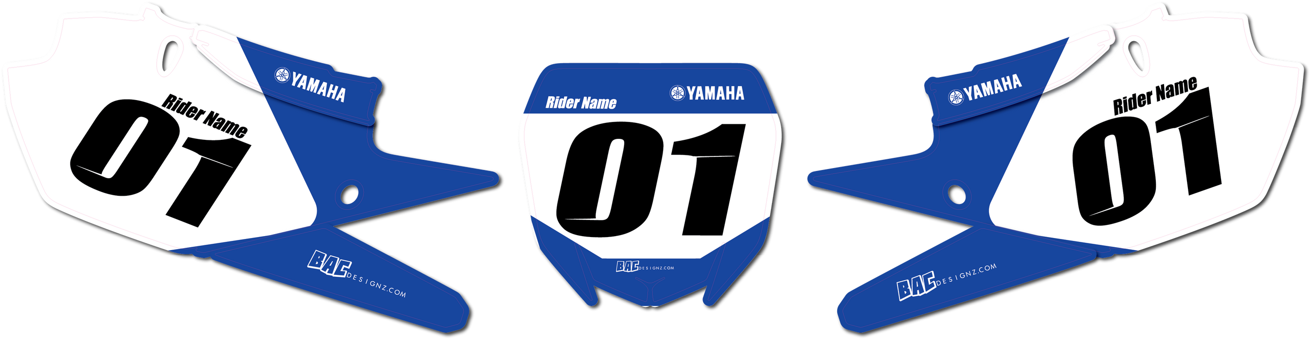 Yamaha number plates (P4)