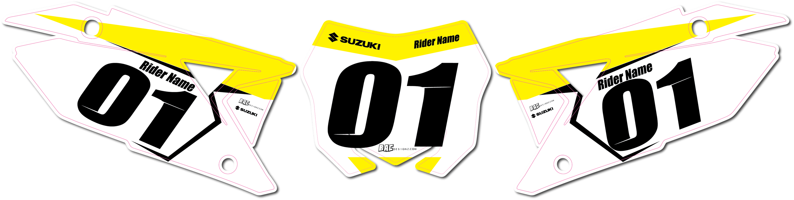 Suzuki number plates (P5)