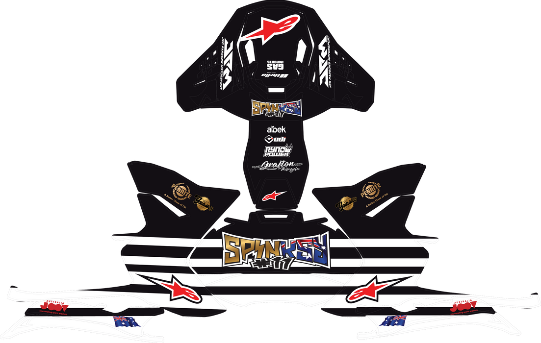 SPINKS DESIGN (customizable graphic helmet wrap)