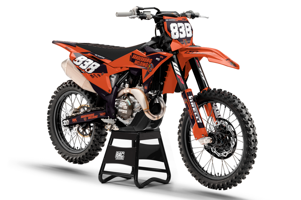 Vanderburg design, (customizable graphic kits)
