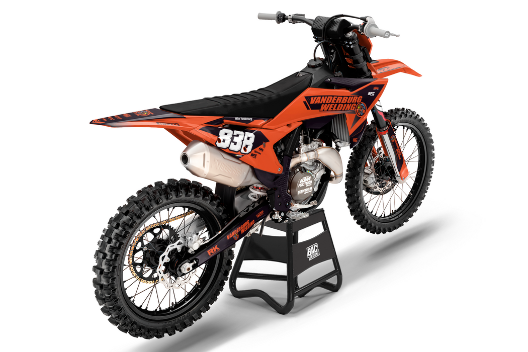 Vanderburg design, (customizable graphic kits)