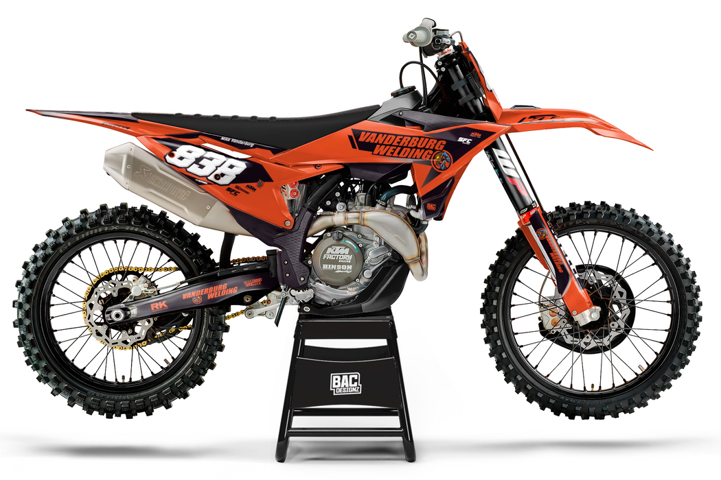 Vanderburg design, (customizable graphic kits)