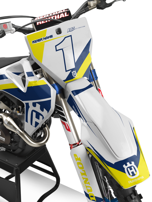 Husqvarna CLAFF design, (customizable graphic kits)