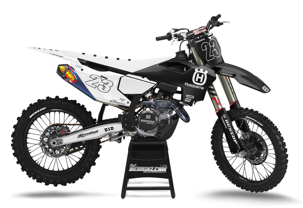 Husqvarna TWO TONE design, (customizable graphic kits)