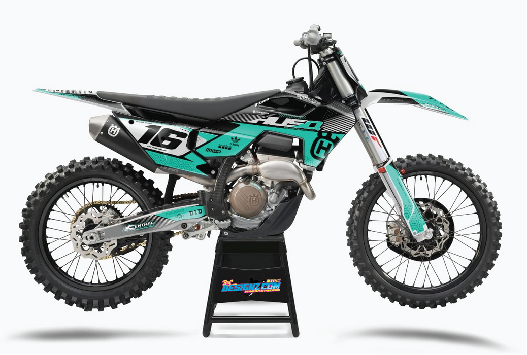 Husqvarna LIME ME design, (customizable graphic kits)