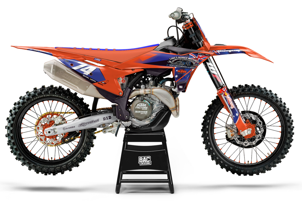 LUKES MOBILE design, (customizable graphic kits)