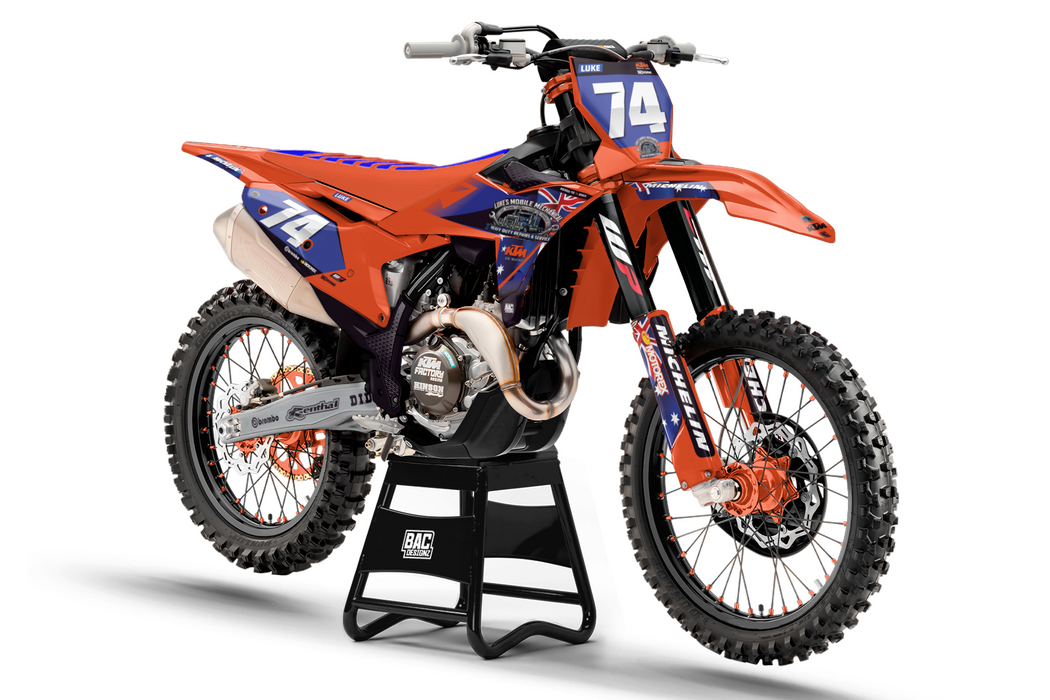 LUKES MOBILE design, (customizable graphic kits)