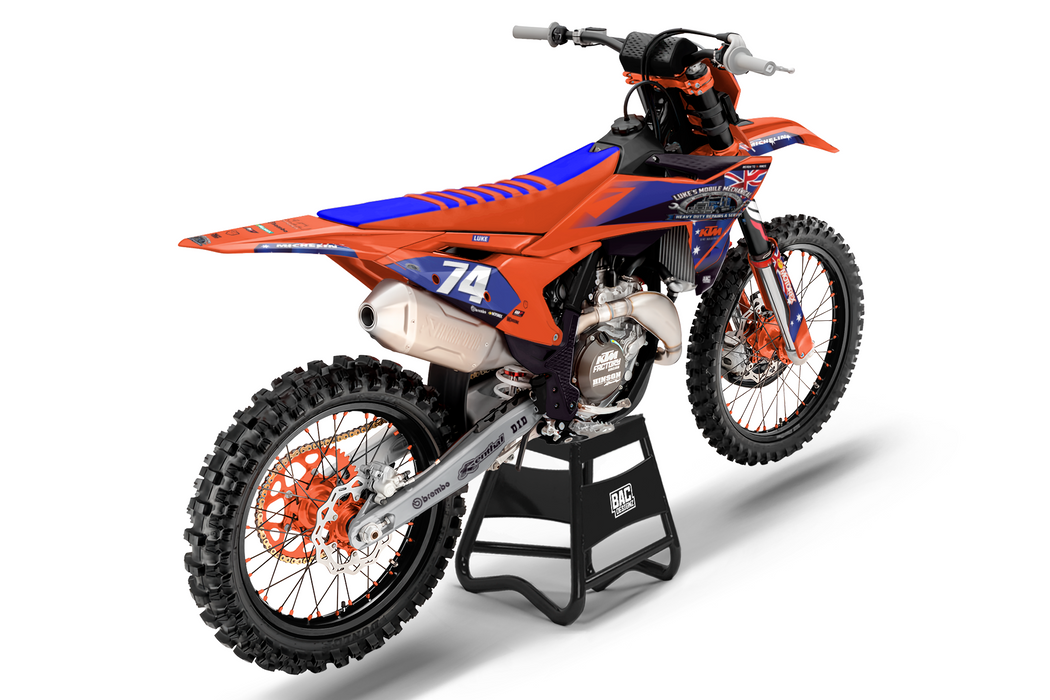 LUKES MOBILE design, (customizable graphic kits)